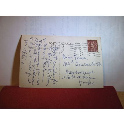 FISHPOOL, WINTER GARDENS, WESTON-SUPER-MARE vintage used postcard 1957 pm =