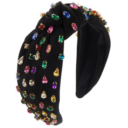 Baroque Women's Headband Embellished Jewelled Hairband Tiara Crown Wedding Party