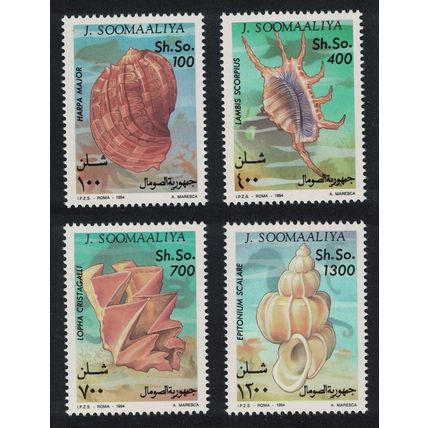 Somalia Shells 4v 1994 MNH MI#507-510