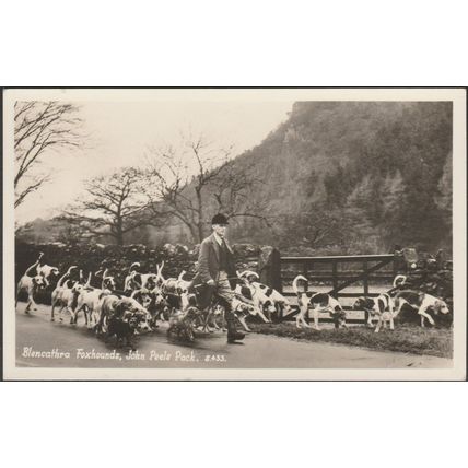 John Peels Pack, Blencathra Foxhounds, c.1950 - Sanderson & Dixon RP Postcard