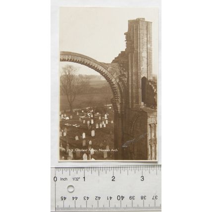 vintage postcard Crowland Abbey Norman Arch ref.2