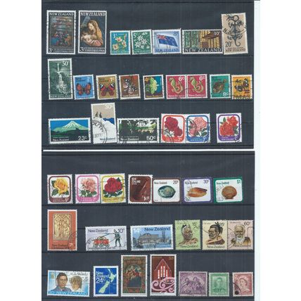 New Zealand Stamps Small used lot. Mainly 1960s & 1970s (Q463)