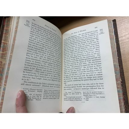RARE* 1870 "HISTORY OF ENGLAND" FROUDE VOLUME 9 ANTIQUE BOOK (P6)
