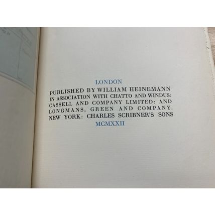 RARE* 1922 ROBERT LOUIS STEVENSON "IN THE SOUTH SEAS etc" VOL 16 BOOK (P7)