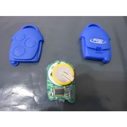 1 X FORD TRANSIT 3 BUTTON REMOTE KEY FOB MK7 TIPPER VAN BLUE REFURBISHED TESTED