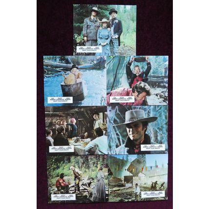 PAINT YOUR WAGON (1969) 7 UK FOH / Lobby cards ***Lee Marvin, Clint Eastwood***