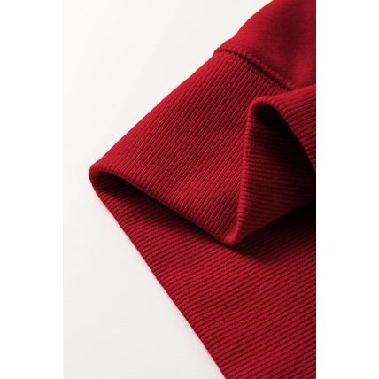 Racing Red Solid Color High Low Pullover and Skinny Pants Set