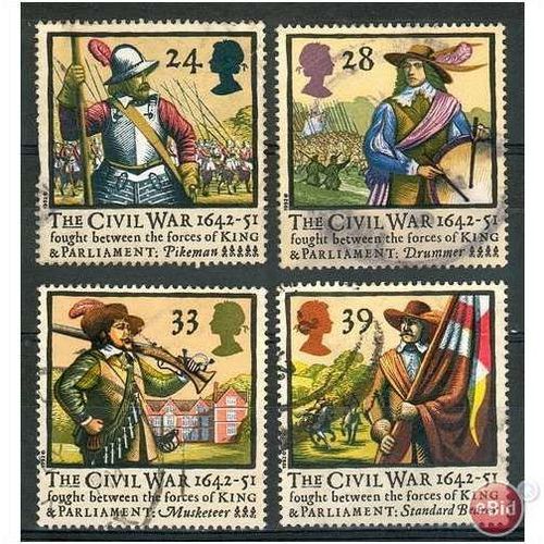 GB stamps 1992 used Set - SG 1620-1623 - Anniversary Of The Civil War