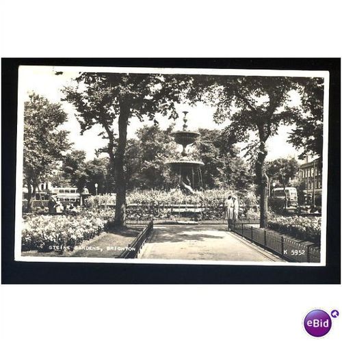 Sussex BRIGHTON Steine Gardens Postcard by Valentine (K5952)