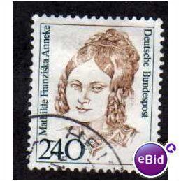 GER 1986 240pf 'FAMOUS WOMEN -MATILDA FRANZISKA ANNEKE' FINE USED (EBID1017)