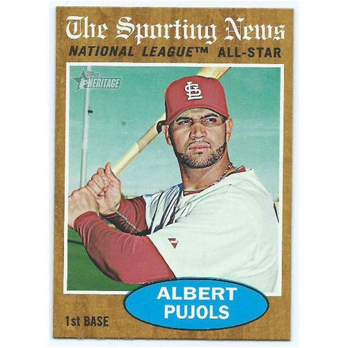 2011 Topps Heritage - #390 - Albert Pujols