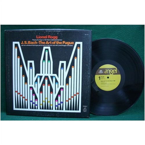 Lionel Rogg - Bach: The Art of the Fugue - 2LP - SB 3766 - EX