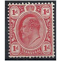 Transvaal 1905 SG274 1d Scarlet Mounted Mint . .