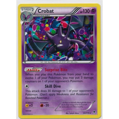 Pokemon XY Phantom Forces - #33/119 - Crobat