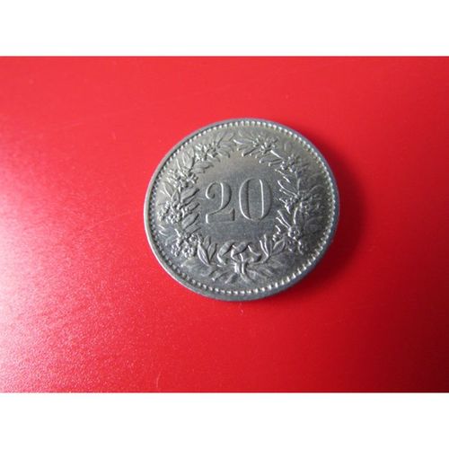 1971 SWITZERLAND TWENTY RAPPEN FREE POST. AAT