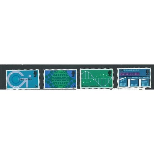 gb commemoratives sg808 mnh post office technology set sg 808