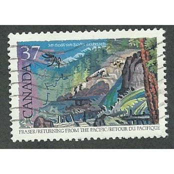 CAN 1988 37c 'EXPLORATION OF CANADA (3RD SERIES) ' FINE USED (EBID41-554)