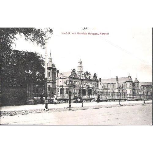 Norwich - Norfolk & Norwich Hospital - postcard c.1910s