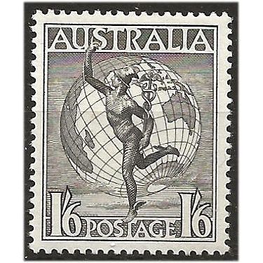 Australia 1956 SG224e 1/6 Black-Brown No Watermark Unmounted Mint . .. .