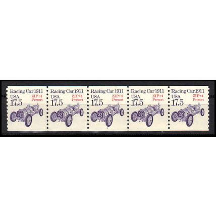 2262a 17.5c Race Car Fine MNH Dry Gum PNC 1/5 X1051