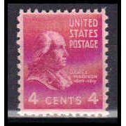 808 4c James Madison Fine MNH B0046