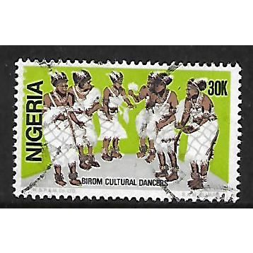 NIGERIA 1986 NIGERIAN LIFE 30K BIRON DANCERS SG 519a FINE USED