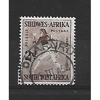 SouthWestAfrica.SG155 2d "White Lady" (rock painting).Fine Used.May21e