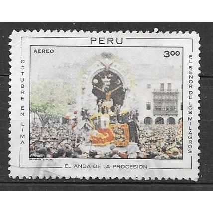 Peru ( Pérou ) N° PA 277 YVERT OBLITERE ( USED )