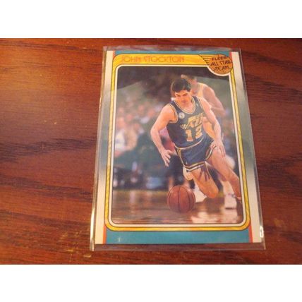 1988 Fleer, 4-Cards, All Star Team, BIRD/WILKINS/BARKLEY/STOCKTON