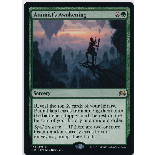Magic the Gathering MTG Origins 169/272 Animist's Awakening