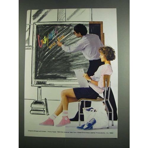 1984 El Greco Crayons Shoes Ad