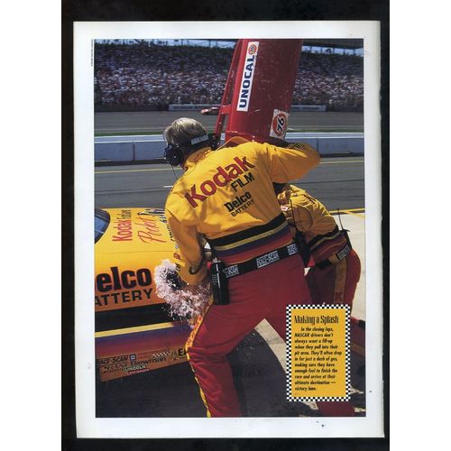 JEFF GORDON 1996 Beckett Racing Monthly Price guide #27 'FAN FAVORITES"