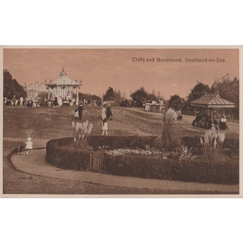 GB circa 1905 Cliffs & Bandstand Southend on Sea