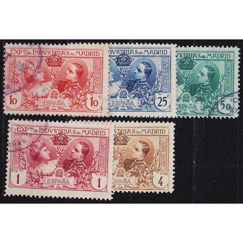 SPANIEN SPAIN [1907] A I a,c-f ( O/used )