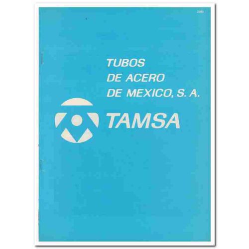Tubos De Acero Mexico 1993 Vintage Catalog Oil Tamsa Seamless Pipe