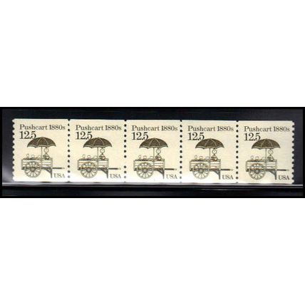 2133 12.5c Pushcart Fine MNH Dry Gum PNC 1/5 X2201