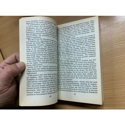 1990 PETER ESSEX "THE EXILE" SOUTH AFRICA GUERRILLA FICTION PAPERBACK BOOK (P3)