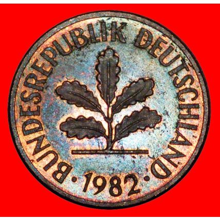 OAK (1950-2001): GERMANY ★ 2 PFENNIG 1982J! JUST PUBLISHED★LOW START★NO RESERVE!