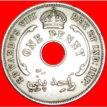 GREAT BRITAIN: BRITISH WEST AFRICA ★ 1 PENNY 1936! LOW START ★ NO RESERVE!
