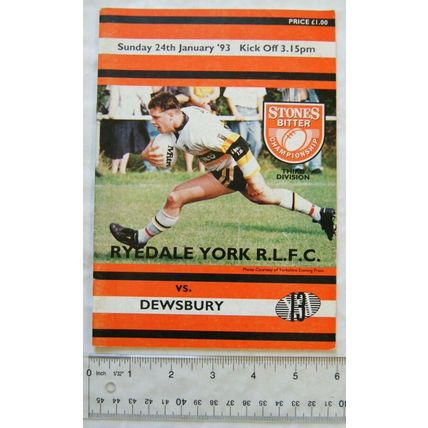 1993 programme Ryedale York v. Dewsbury