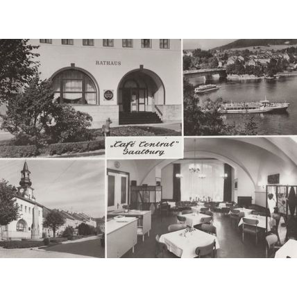 Cafe Central Saalburg Salzburg Austria Real Photo Postcard