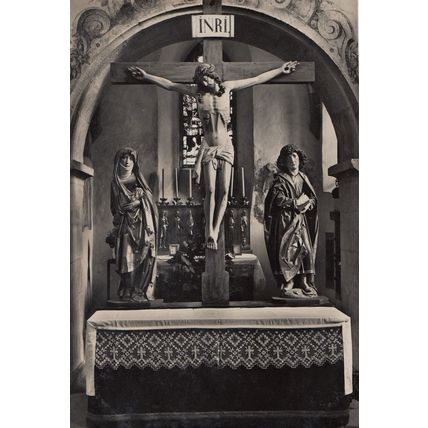Munnerstadt Pfarrkirche Kreuzigungegruppe Postcard