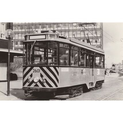 Rotterdam 2601 Bus in 1970s Real Photo Postcard