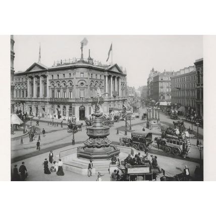 Victorian Statue Of Eros Piccadilly London Award Photo Postcard