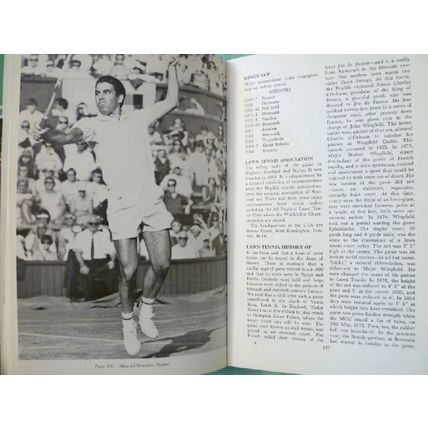 LAWN TENNIS ENCYCLOPAEDIA by MAURICE BRADY ILLUSTRATED HCDJ