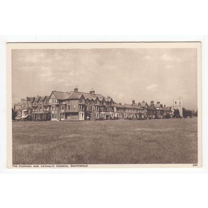 The Common and Catholic Church Southwold Postcard Suffolk