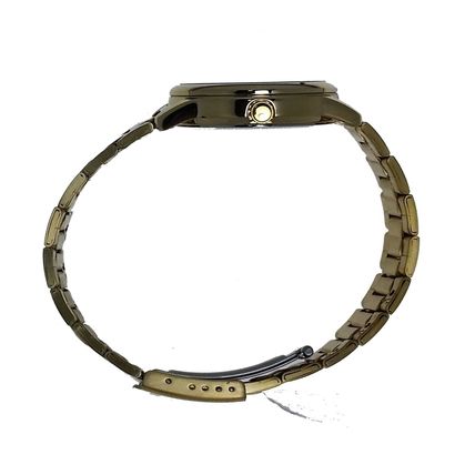 Casio MTP-V003G-7B Round Men Date Numeral Gold Tone S Steel WR Wristwatch Watch