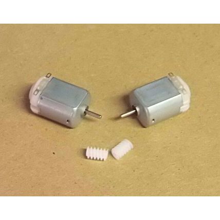 2 x 3v 3 volt 13100 Rpm DC Motor FOR MODELS SCHOOL PROJECTS FREE 6MM WORM GEAR