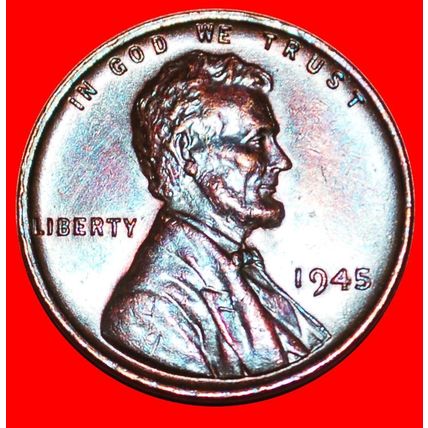 WHEAT PENNY 1909-1958:USA★1 CENT 1945 DISCOVERY UNPUBLISHED★LOW START★NO RESERVE