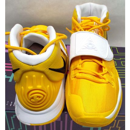 New Mens 18 NIKE Kyrie 6 University Gold Black Shoes MSRP $130 CW4142-702